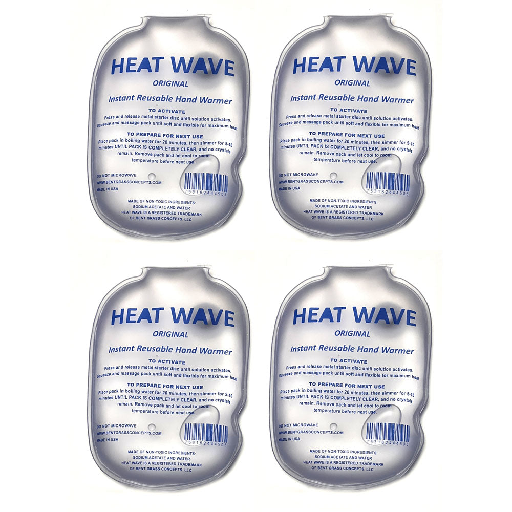 Heat Wave 3x5 Hand Warmers - 2-Pack, 4-Pack, or Bulk Multi-Packs