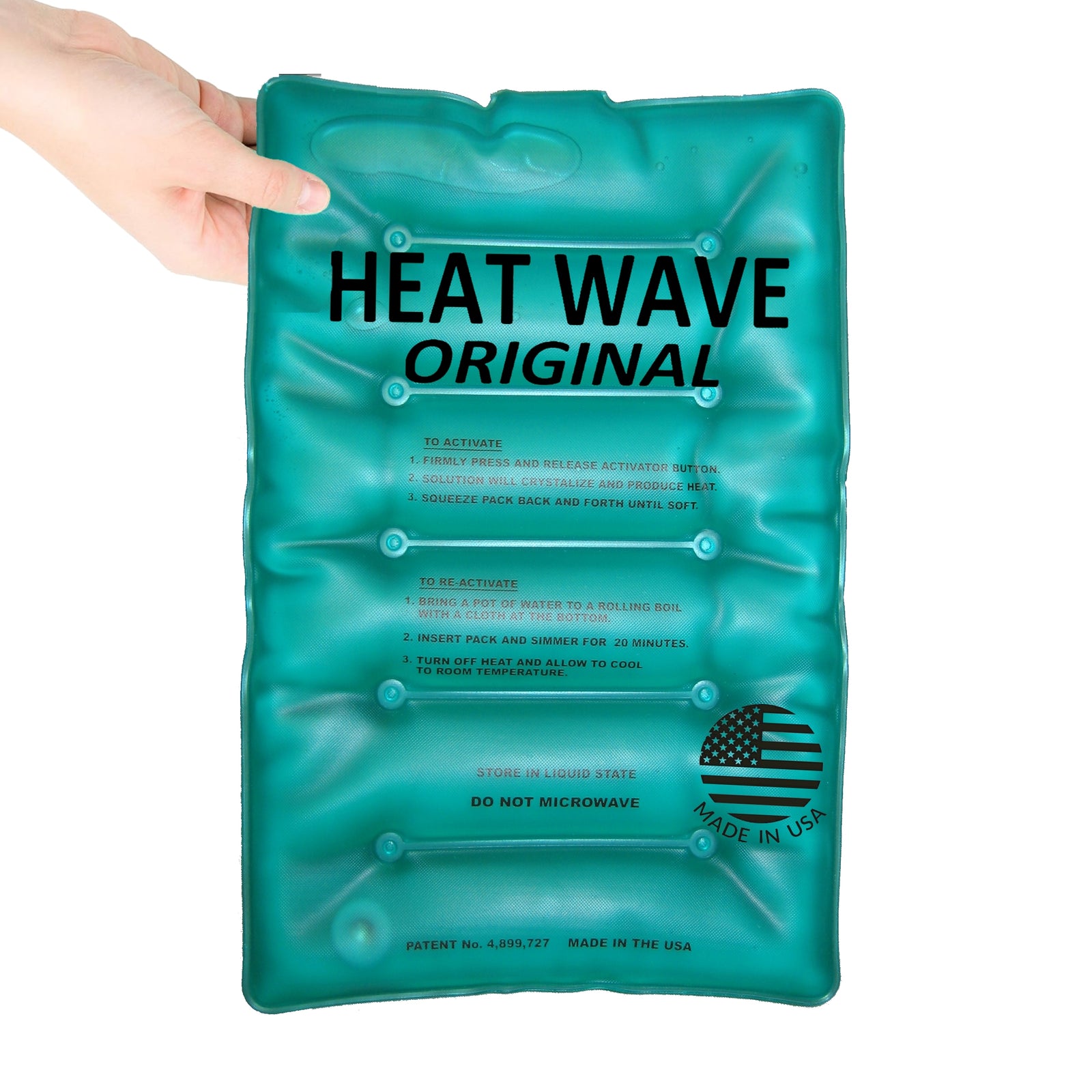 Heat Wave Large Heat Pack 8"x12" Instant and Reusable