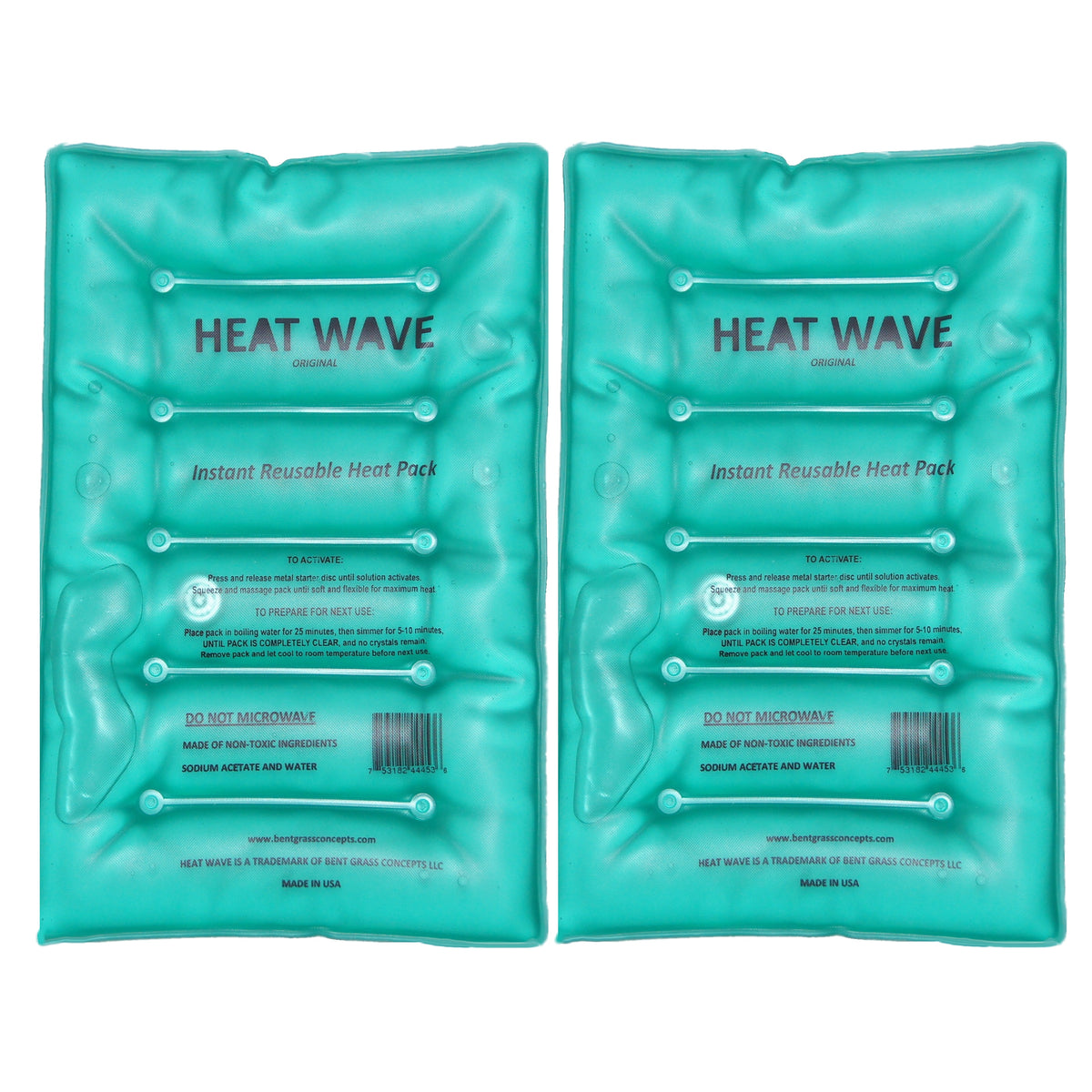Heat Wave Large Heat Pack 8"x12" Instant and Reusable