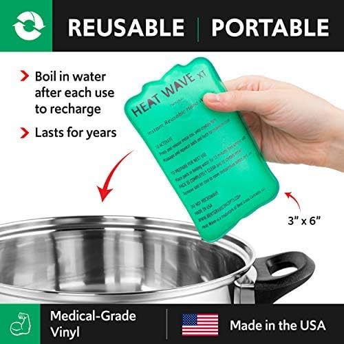 Heat Wave 3x5 Hand Warmers - 2-Pack, 4-Pack, or Bulk Multi-Packs